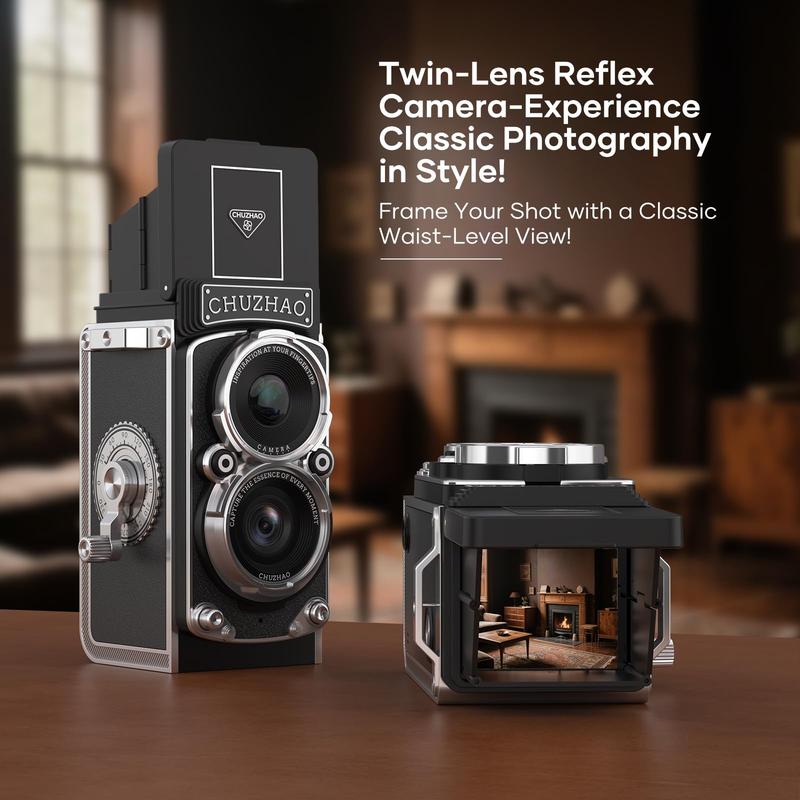(Limited Edition) Mini Retro Digital Camera, Portable Retro Twin ...