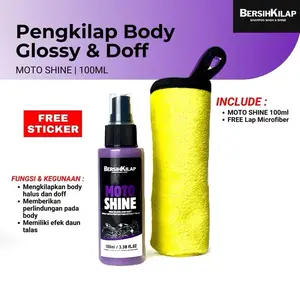 Pengkilap Body Motor by Bersih Kilap / Moto Shine Pengkilap Body Motor Glossy & Doff (100ml)