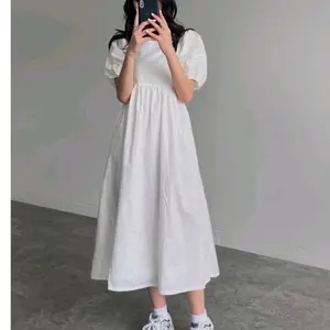 Belia Midi Dress Anak perempuan Tahun Korean Style