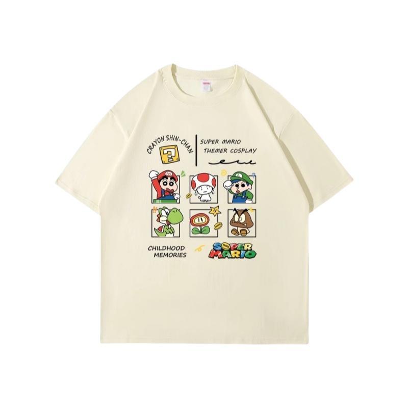 Product Introduction of Áo Thun Super Mario, Dành Cho Nam Và Nữ, Thời Trang, Áo Thun Đi Biển, Thẩm Mỹ, Áo Bông Thường Ngày Quà Tặng 2