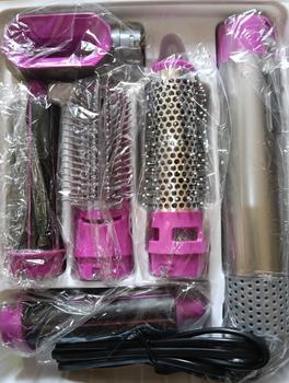 Product Review of 5 In 1 Sikat Pengering Rambut Listrik Blower Rambut Sisir Penata Rambut Sisir Pelurus Rambut Sisir Pengeriting Multifungsi from s**i 0