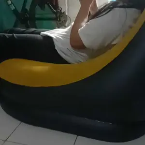 WildJoy Camp Sofa Angin Outdoor Sofa Gaya Kasual Sofa Lipat Bantalan Udara Malas Dengan Sofa Tiup Pijakan Kaki Tanpa Pompa