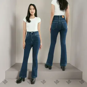 Celana  cutbray Stretch Auto Jenjang Kekinian Cutbray Jeans basic Celana Jeans Wanita Cutbray Highwaist Tampil Chic Dengan Gaya Retro Modern Denim Denim