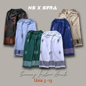 Sarung Anak Instan Laki Laki Usia 2 Tahun sampai 12 Tahun Karet Pinggang sarung  instan