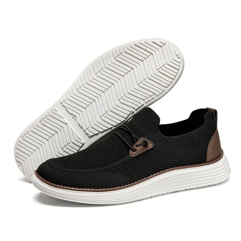Men's Loafers Suspender Shoes Comfortable Light Walking Casual Slippers Elastic shoes Slip-on Shoes Fashion Shoes Gift for Men 1
