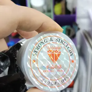 Tali benang karet elastis bahan craft gelang kalung manikmanik