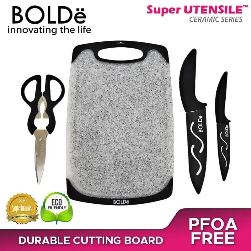 BOLDe Super Utensil Cutting Board Set 3+1 0