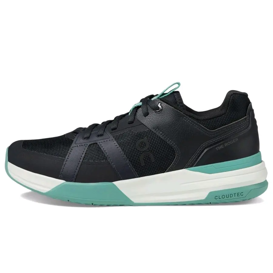 Sepatu Tenis On The Roger Cluubhouse Pro Black Green