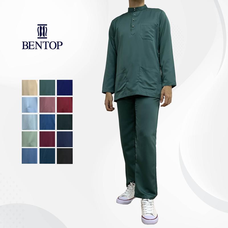 Bentop BENTOP Baju Melayu Dewasa #01-#07 Series - Satin Fabric by Bentop ...