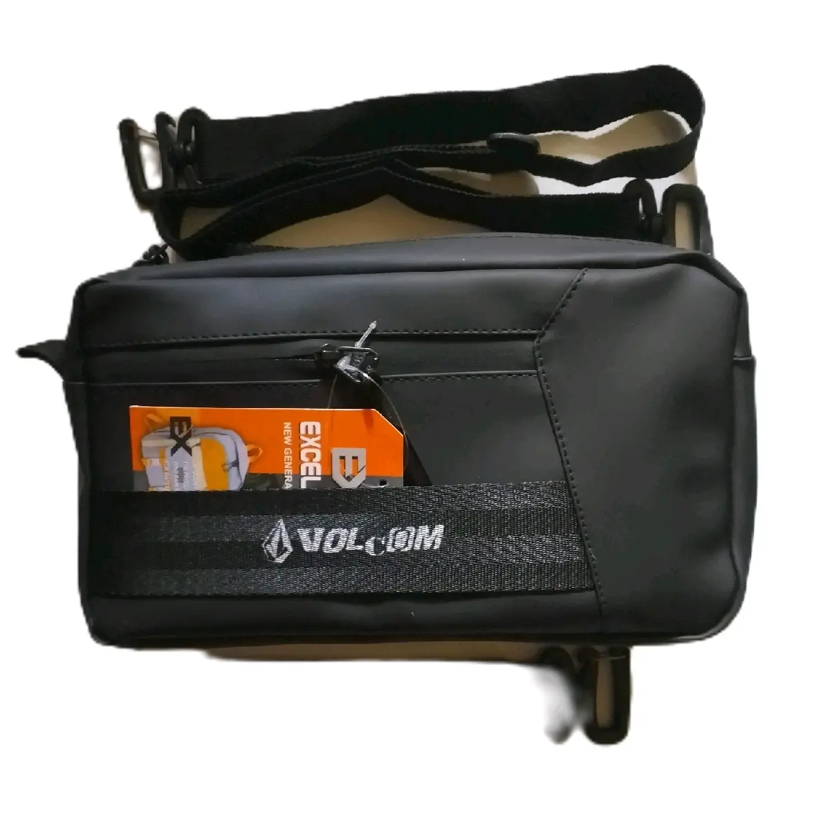 Tas Selempang Pria dan Wanita Waterproof Outdoor RUSEL - Slingbag Kulit multikompartemen ritsleting