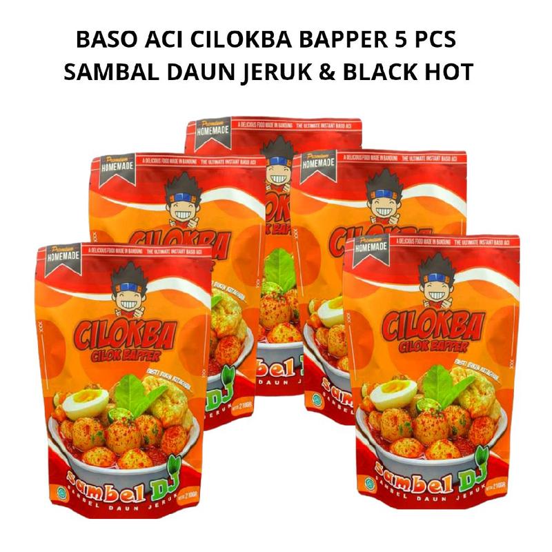 Bapper BASO ACI BAPPER SAMBAL DAUN JERUK & SAMBAL HITAM 5 PCS - Shop | Tokopedia