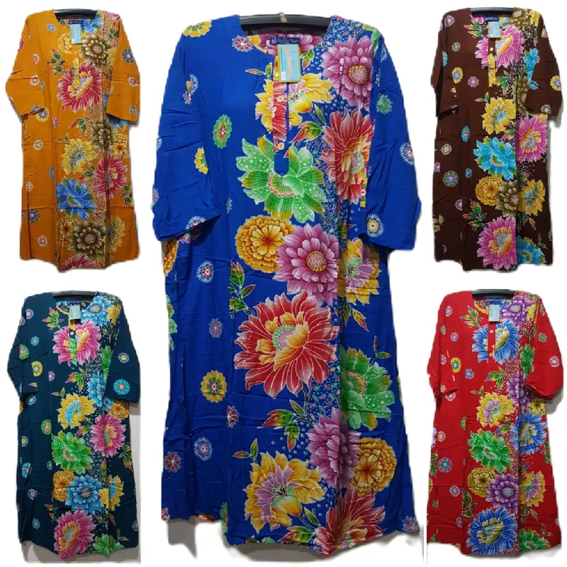 DASTER BATIK KODE 19 KENCANA UNGU LABEL BIRU 1
