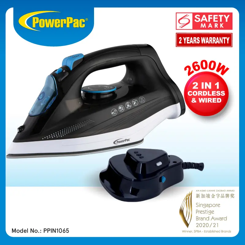 PowerPac 2 In 1 Corded & Cordless Steam Iron (PPIN1065)