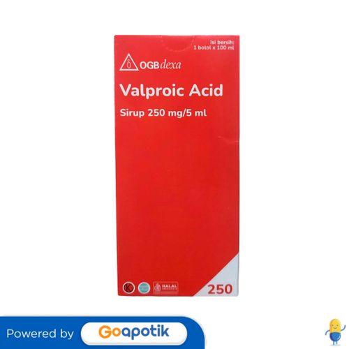 VALPROIC ACID OGB DEXA MEDICA 250 MG/5 ML SYRUP 100 ML