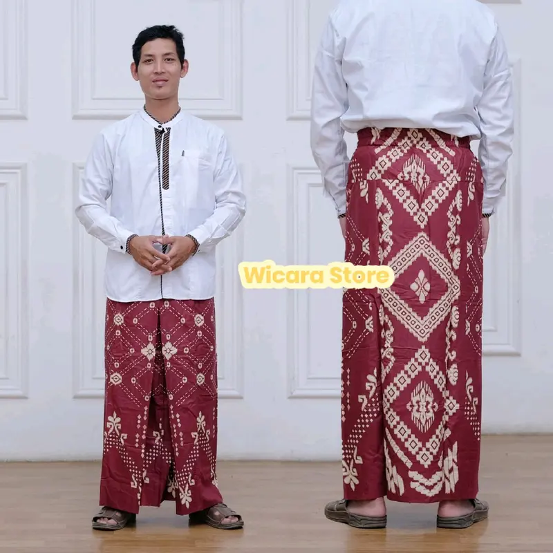 Rok Sarung Santri Pria Dewasa Wanita Muslim Motif Terbaru Batik aceh 4