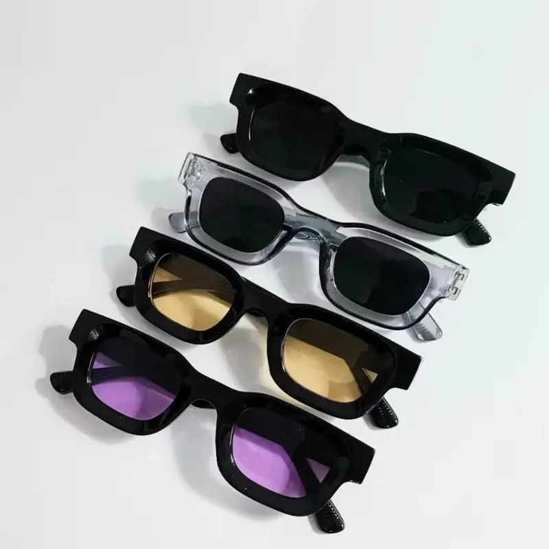 Kacamata Hitam Uv400 Gaya Retro  Warna Permen Vintage Untuk Wanita/ Pria Eyewear Sunglasses 4