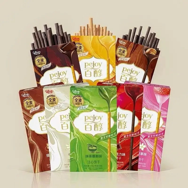 Glico Pejoy Biscuit Stick Strawberry Flavor 48g