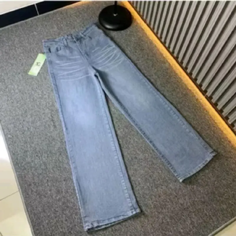 (UNISEX) Highwaist Oversize Baggy loose Weekend Jeans KOREAN BAGGY STRAIGHT JEANS 3