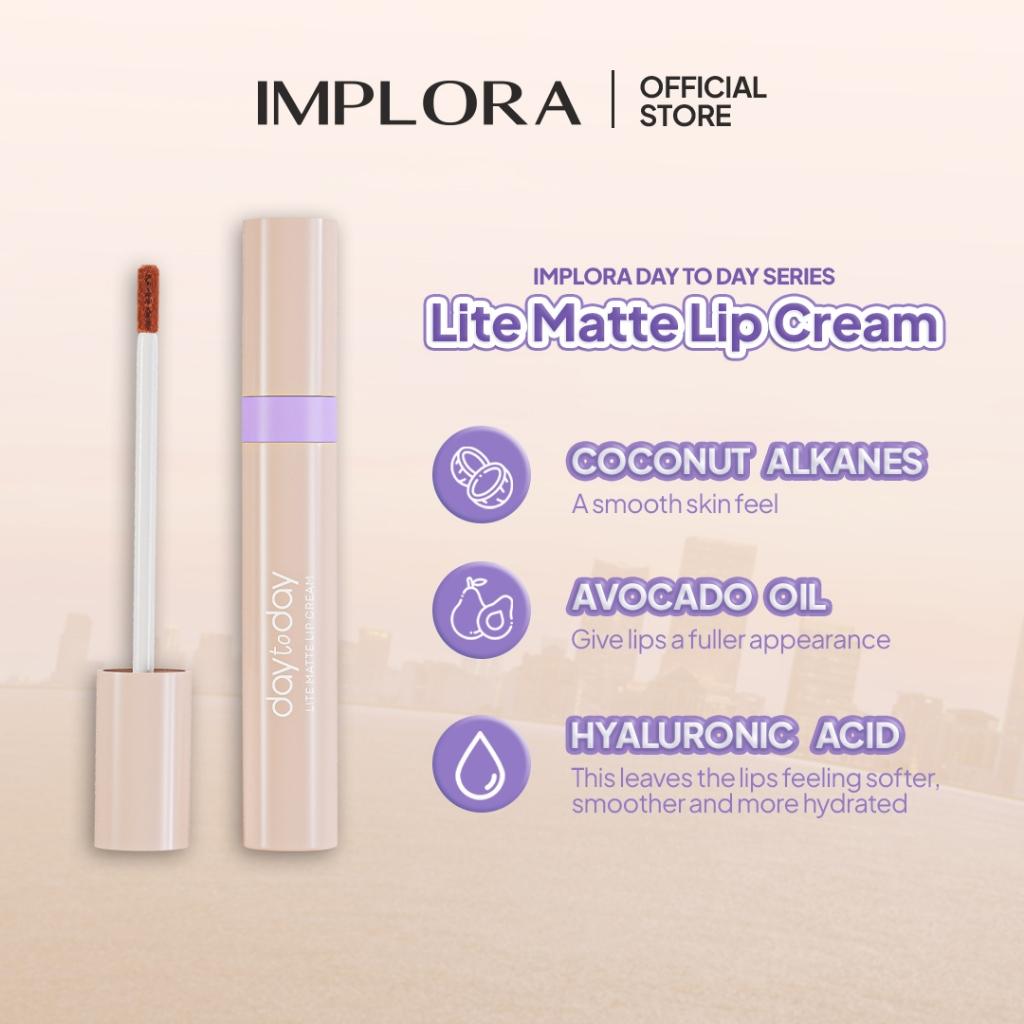Implora Day to Day Lite Matte Lip Cream/Lipstick