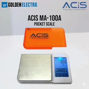 Timbangan Digital Mini ACIS MA-100A Pocket Scale, Timbangan Digital Mini Emas Batu akik, Timbangan saku, timbangan kecil acis ma 100 gram