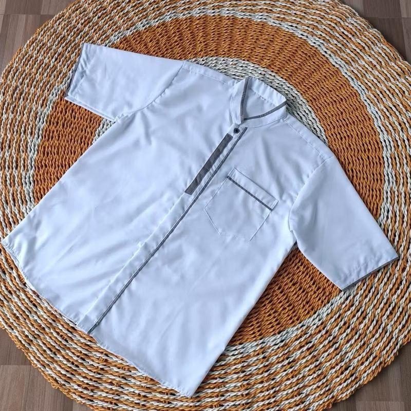 kemeja koko pria dewasa lengan pendek katun toyobo premium baju koko muslim terbaru