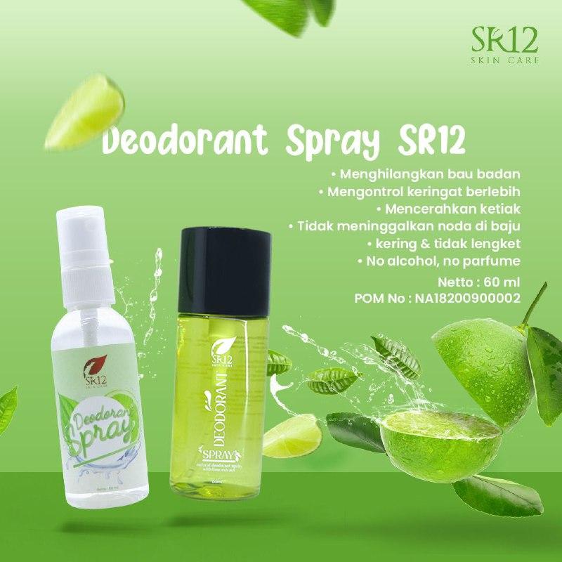 DEODORANT SPRAY ANTI BAU BADAN SR12 1
