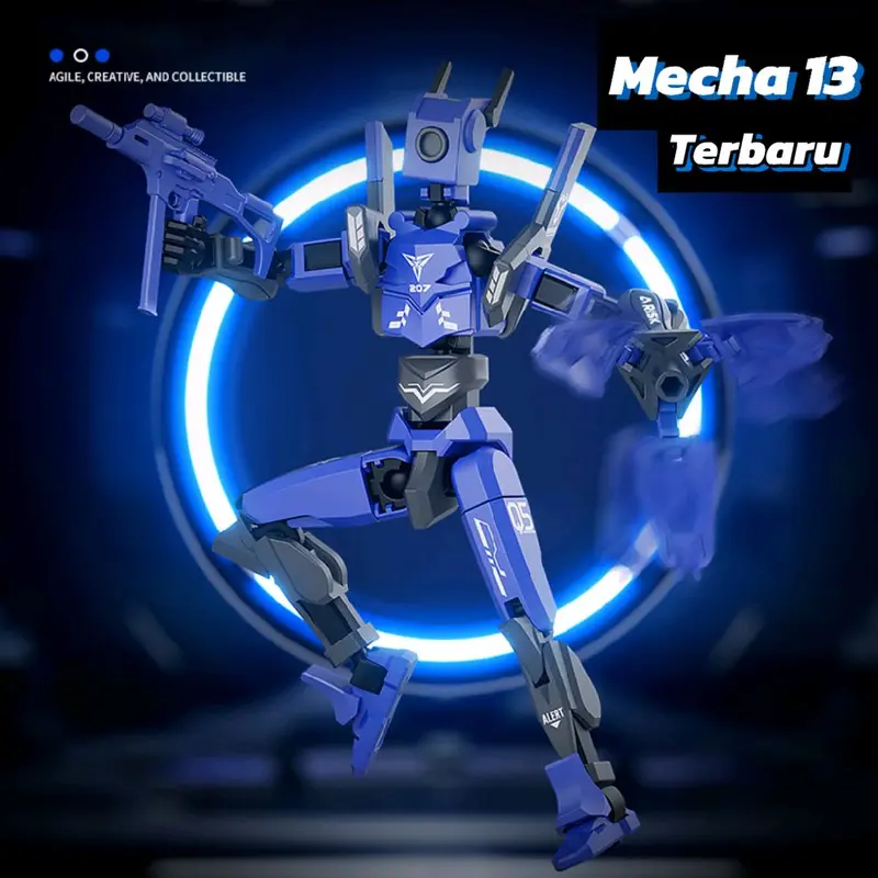 [Siap Kirim] Mecha Magnetic Dummy 13 Action Figure High Quality | Mainan Lucky 13 | Titan 13 4