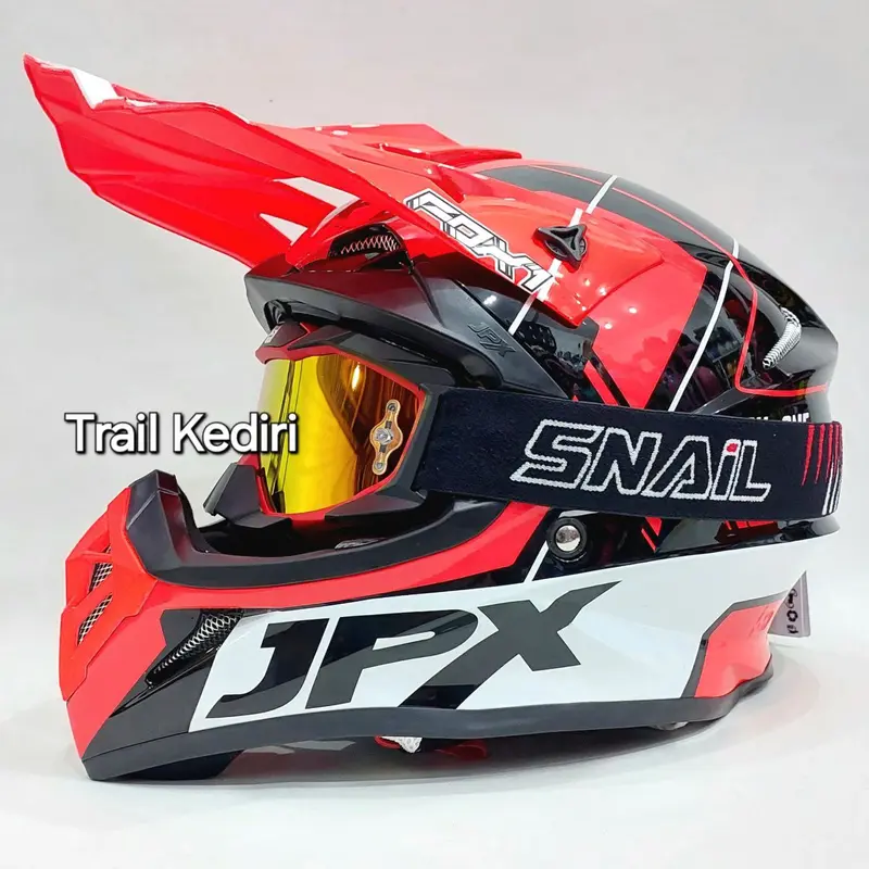 Jpx Cross X31 Fox 1 Orange Glossy Helm Trail Google 0