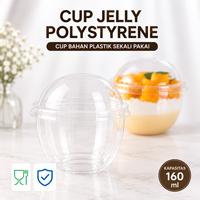 Gambar DONY'S PERABOT Cup Puding 160 Ml + Tutup | Cup Dessert Bulat | Wadah Puding Kue Polystyrene BPA Free dari Dony's Perabot Kab. Gresik 1 Tokopedia