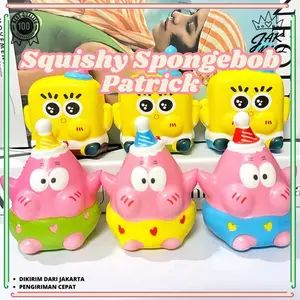 JakMall Mainan Squishy Karakter Spongebob Patrick Aneka Squishy Karakter