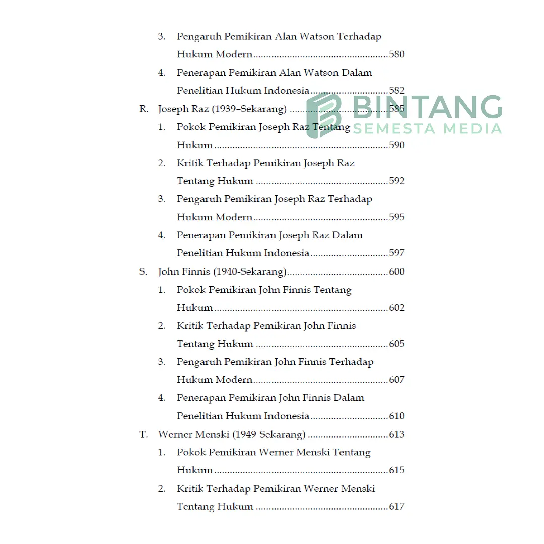 Perkembangan Pemikiran Hukum, Kritik, Pengaruh, dan Penerapan dalam Penelitian Hukum di Indonesia