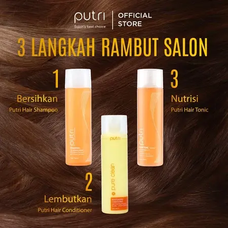 Putri With Nusilk Technology Hair Tonic Ginseng Perawatan Rontok Haircare 3