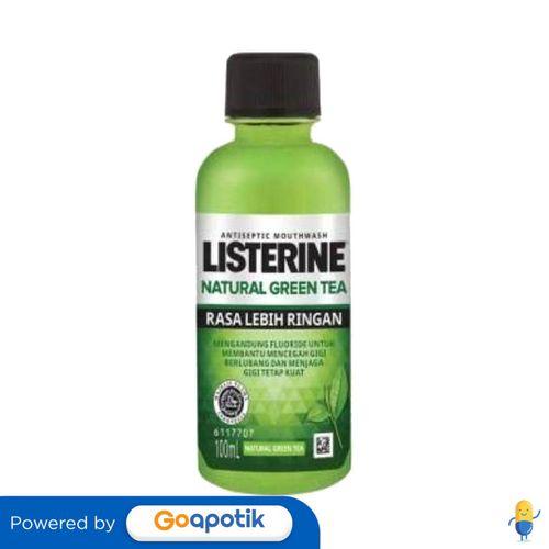 Gambar LISTERINE NATURAL GREEN TEA 100 ML BOTOL dari Apt K-24 Bintang Farma by GoA Kota Bekasi Tokopedia