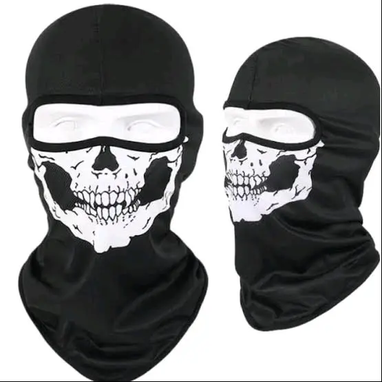masker ninja serbaguna Motif tengkorak Martin amfibi