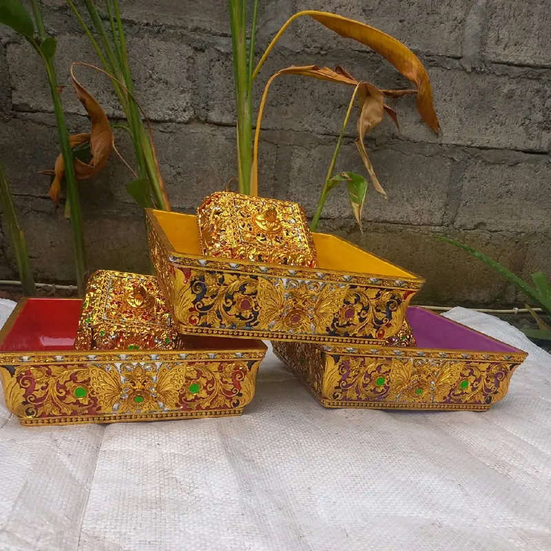 bokor kotak uk.28cm bahan melamin 1