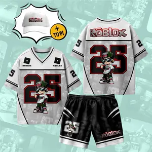 Setelan Anak Jersey Free Topi Unisex Oversize 2-8Tahun