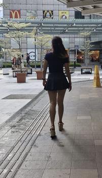 Product Review of [Fierr] Gilly Flare Skorts (Navy/Dark Blue) from k**1 0