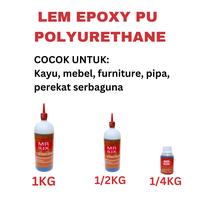 Gambar Lem Kayu EPOXY PU Polyurethane MR LUX 500 Gram per Botol dari Toko Ika Kimia Sari Kota Semarang 5 Tokopedia