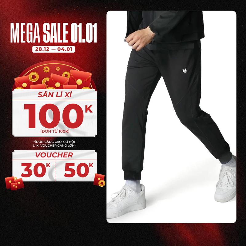  Quần thể thao nỉ jogger Redikick Sportswear Fleece Q23018 Bóng rổ Gym Chạy bộ Đi chơi Sport Tập Thể Dục 