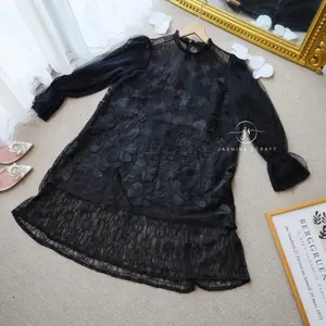 Zaneera Camelia - Outer Brokat Kondangan By Jasminescraft