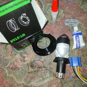 [HARGA SATUAN] MT STAR -  H4 SOCKET & KABEL FITTING 3 KAKI PAKET LENGKAP