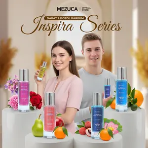 [Dapat 2 Botol] Parfum Mezuca Inspira Series 30mL Eau De Parfume Unisex Pria Wanita