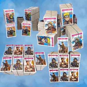 Kwartet 1 Ikat 320 Pcs Random Kartu Tepuk Permainan Kartu Anak-anak Interaktif Edukasi & Sosial untuk Anak-anak Games