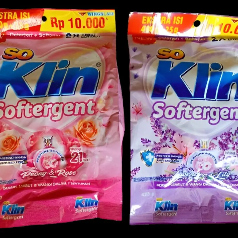 so klin detergent bubuk 425gr soklin softergent detergen