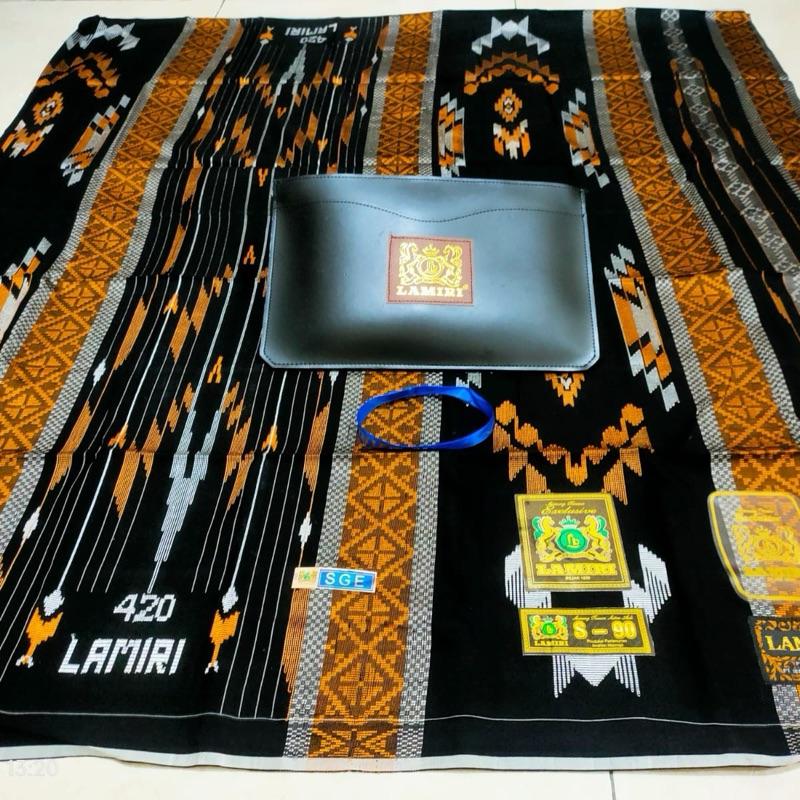 SARUNG LAMIRI SGE TERBARU FULL SONGKET MEWAH Dewasa Muslim Pria 6