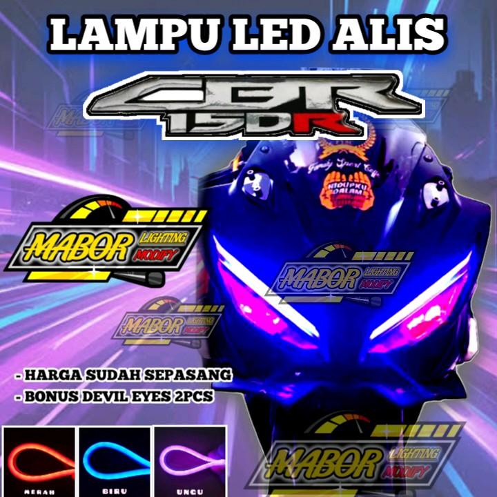 LAMPU ALIS CBR150R NEW CB150R OLD SEPASANG KANAN KIRI LAMPU ALIS CBR150R FREE DEVIL EYES 2PCS 0