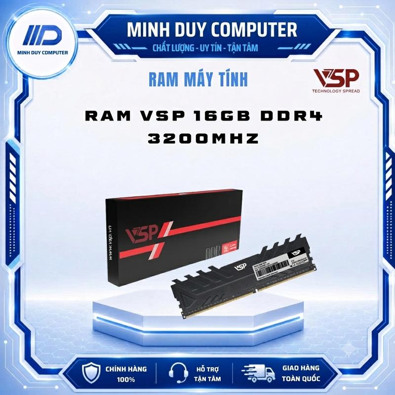 RAM VSP 16GB DDR4 3200MHz - HÀNG CHÍNH HÃNG BẢO HÀNH 5 NĂM