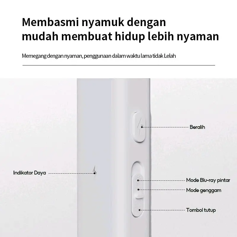 Raket Nyamuk LED USB/Raket Pembunuh Nyamuk/Raket Nyamuk 7