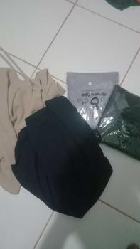 Product Review of (71k Get 3) Kerudung Instan Bergo Maryam Tali Non Pad Crinkle Airflow Size L - Muhajirin Hijab muslim syari Nyaman Panjang from K**a I** 2