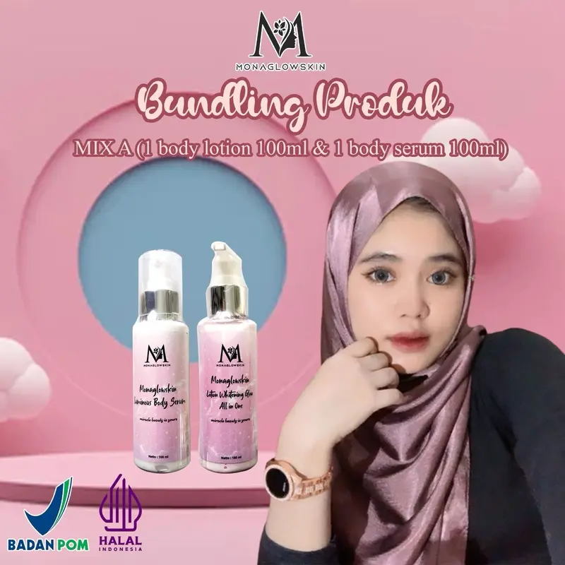 Monaglowskin Mix A (Bodyserum 100 ml & Bodylotion 100ml) 0
